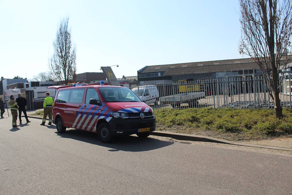 Day after grote brand Mari Jacobs timmerfabriek op industrieterrein