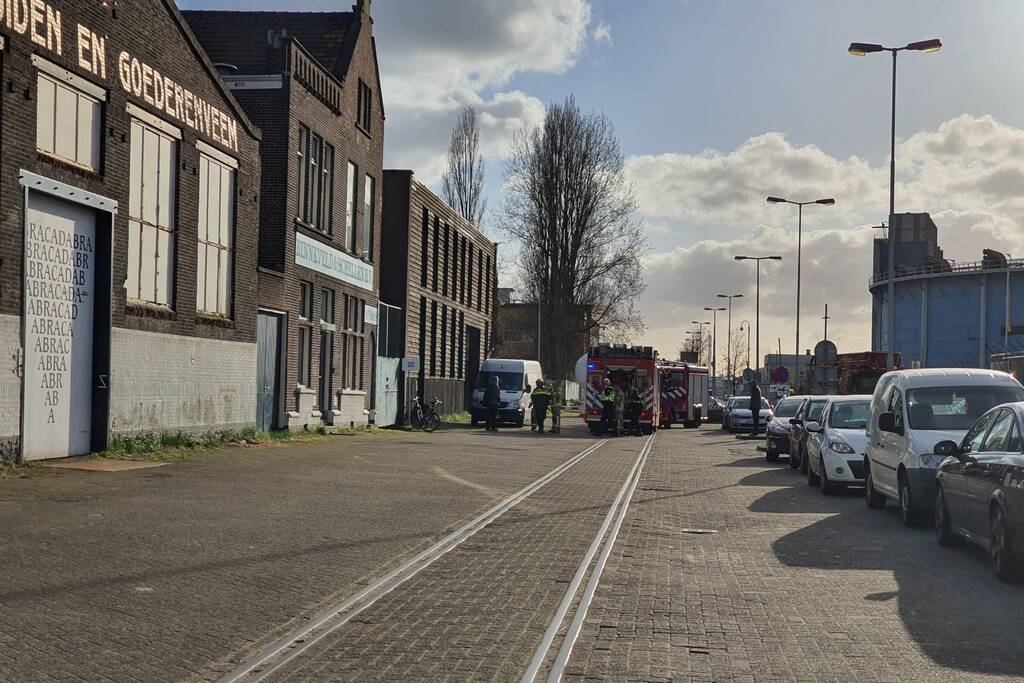 Brand in bedrijfspand