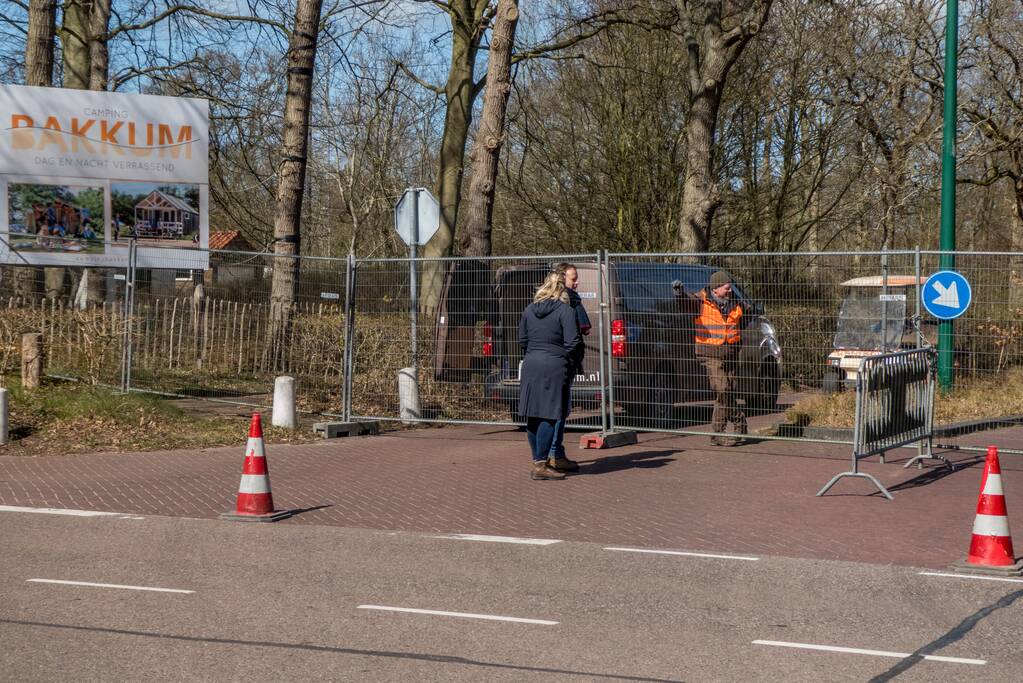 Camping Bakkum afgesloten