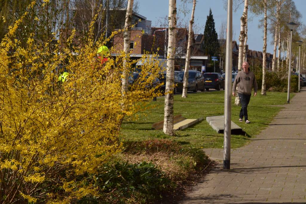 Dakplaten laten los door harde windstoten