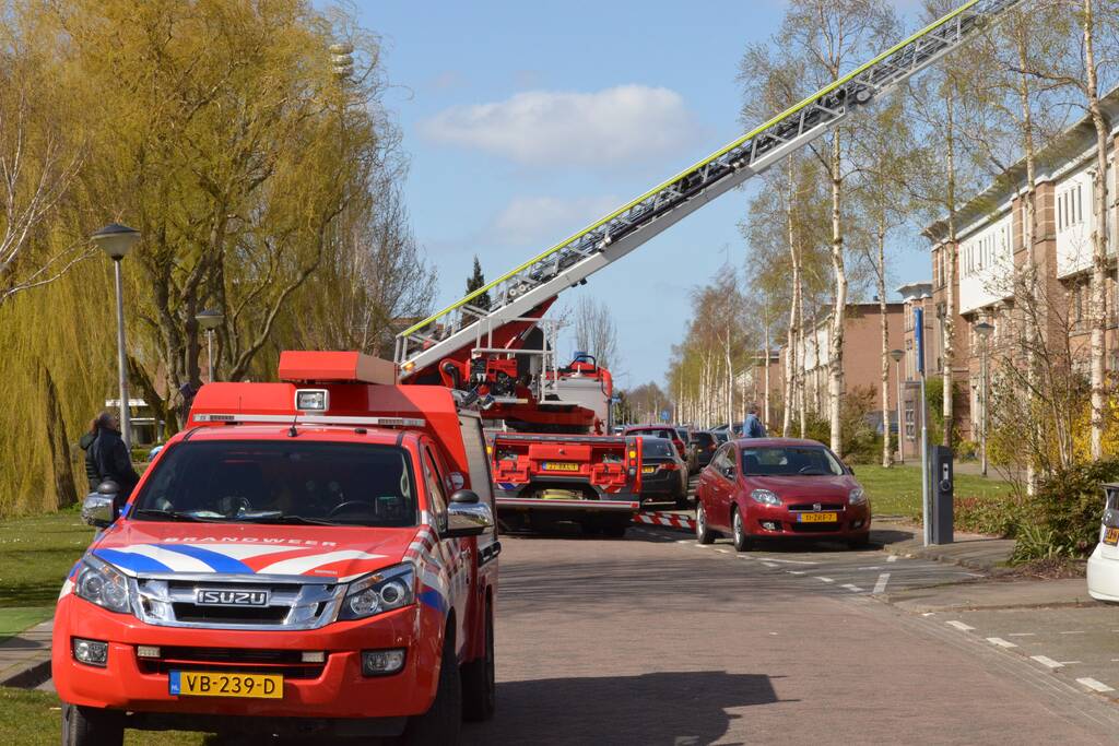 Dakplaten laten los door harde windstoten