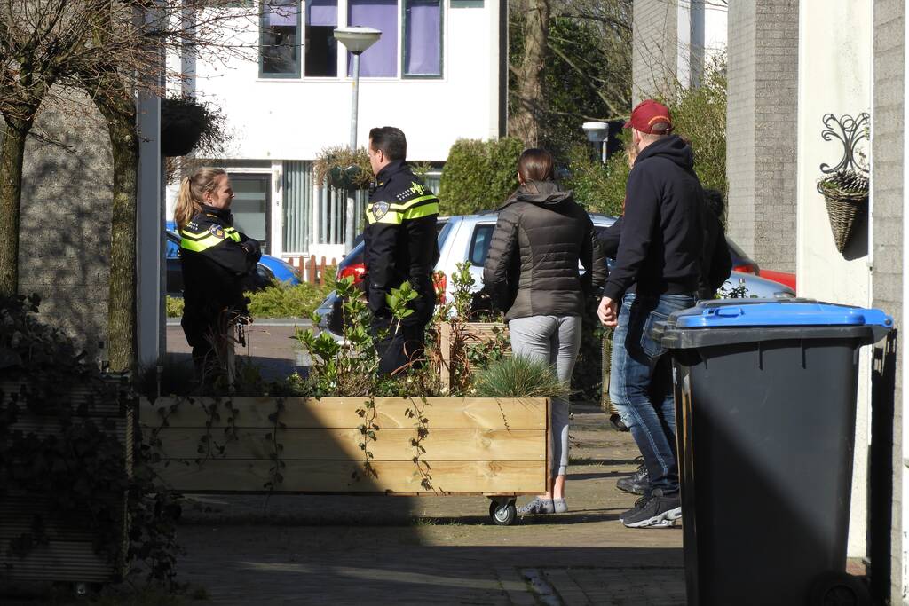 Brand in keuken van woning