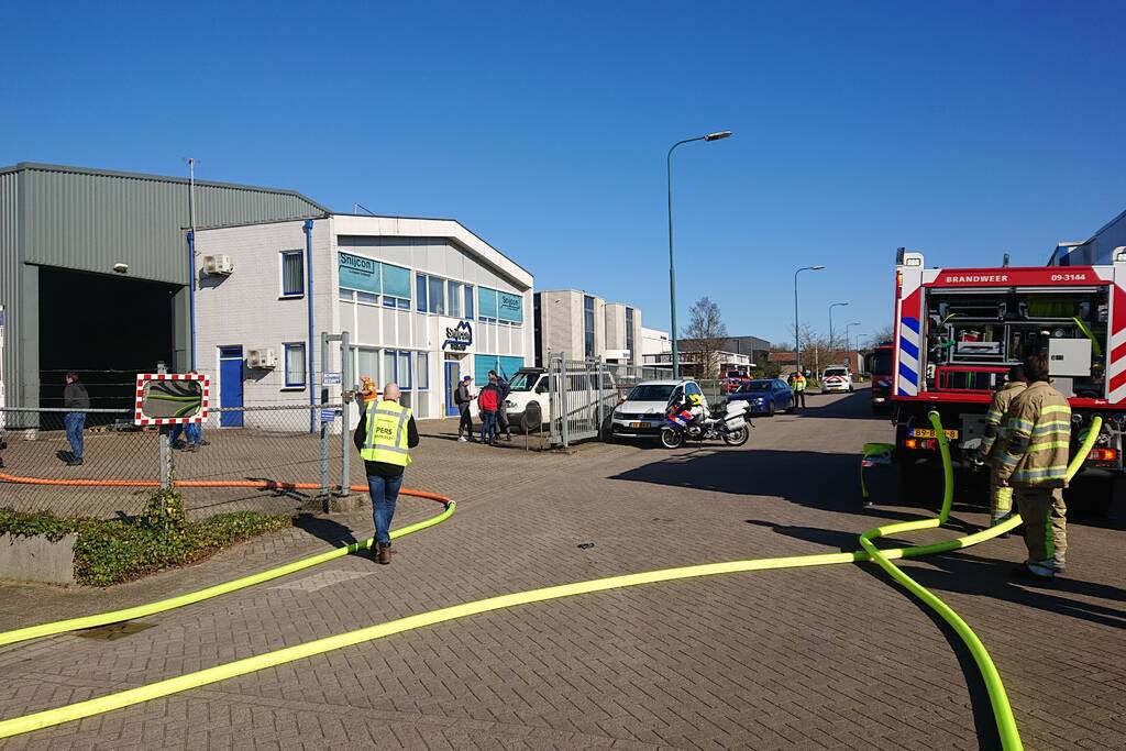 Brand in bedrijfspand Snijcon op industrieterrein Remmerden
