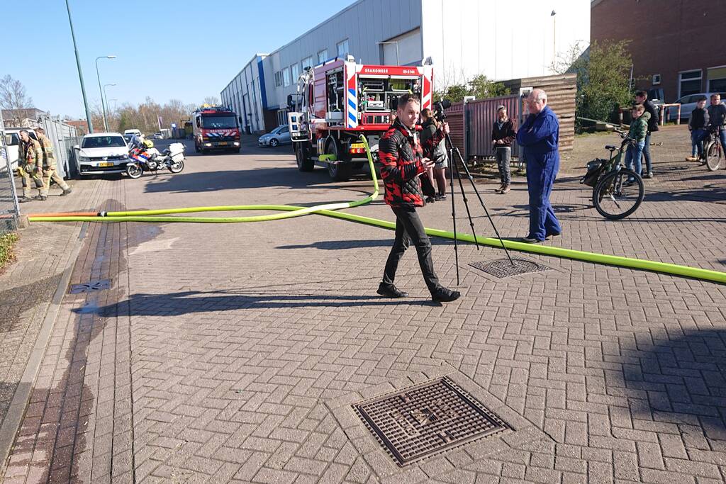 Brand in bedrijfspand Snijcon op industrieterrein Remmerden