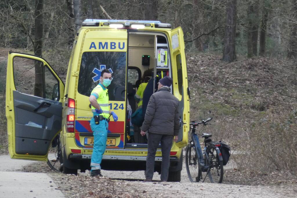 Fietsster gewond na val