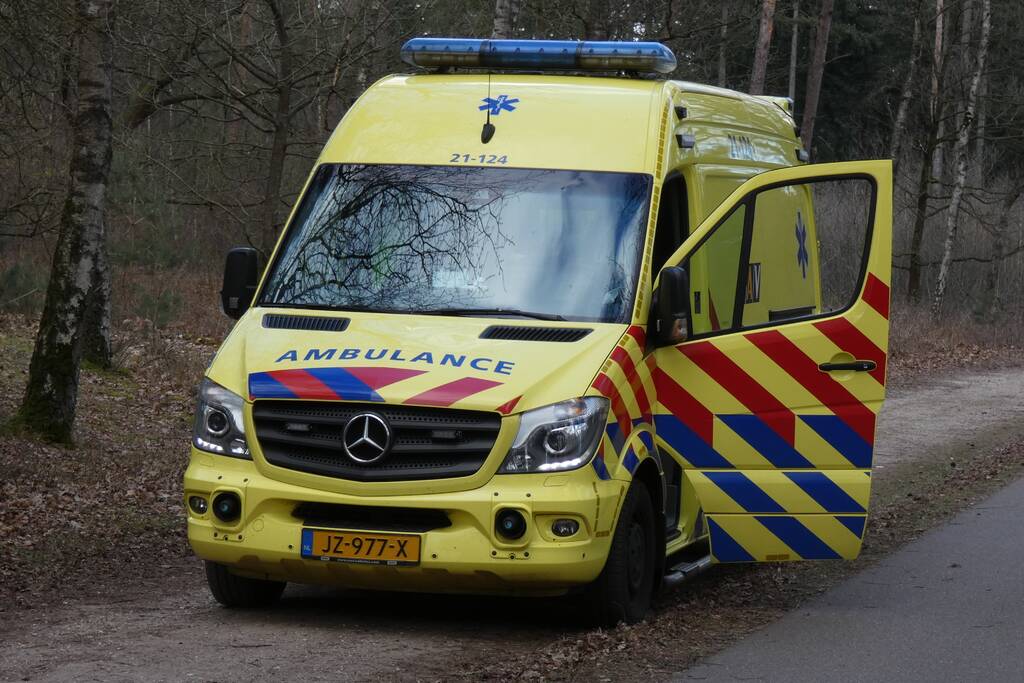 Fietsster gewond na val