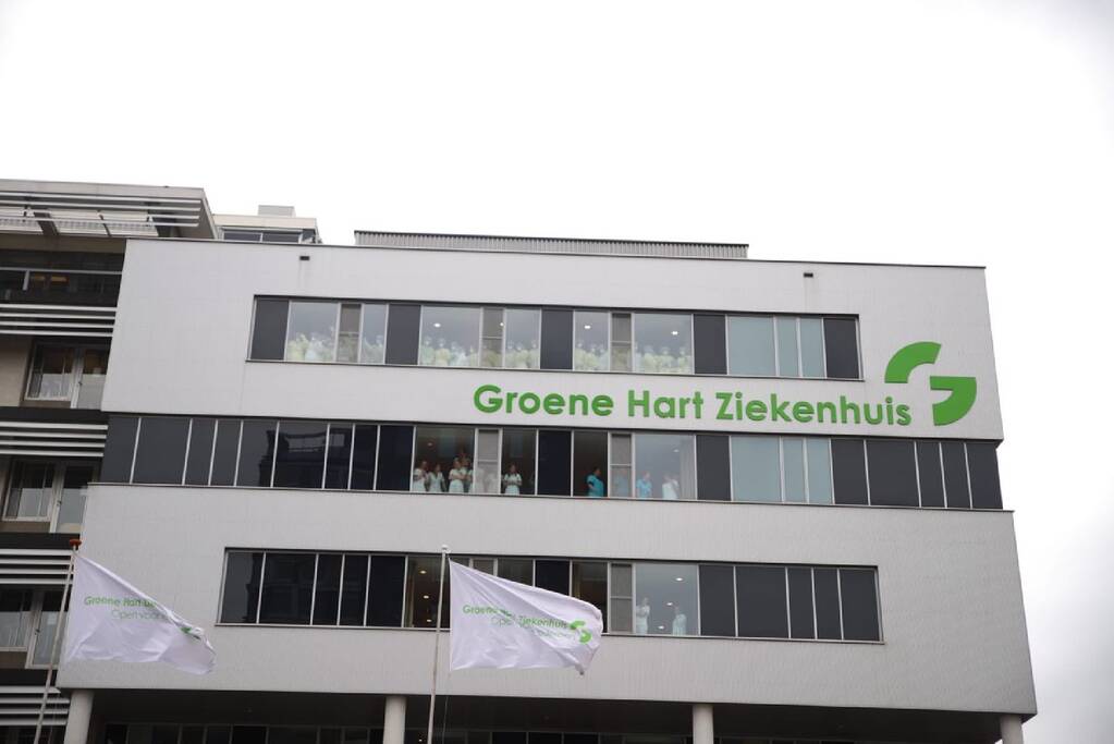 Eerbetoon aan zorgpersoneel Groene Hart Ziekenhuis