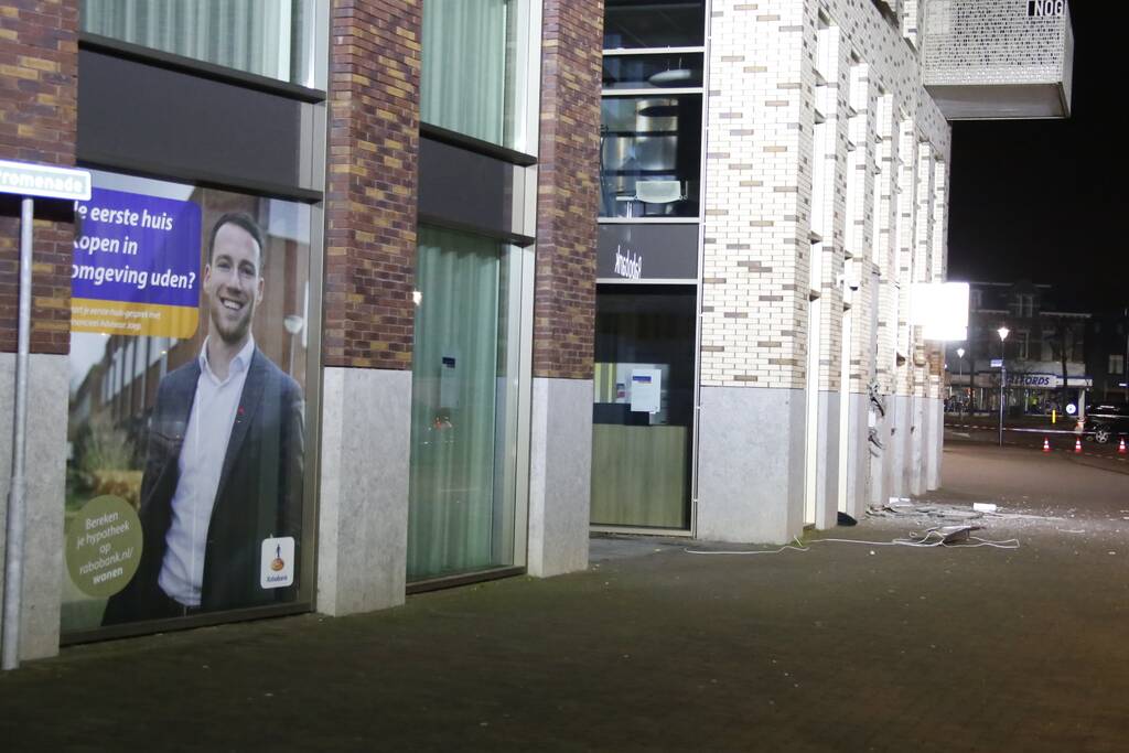 Stortautomaat Rabobank opgeblazen