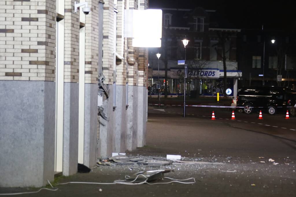 Stortautomaat Rabobank opgeblazen