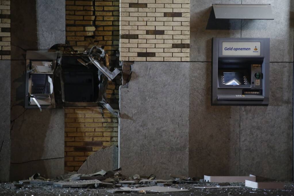 Stortautomaat Rabobank opgeblazen