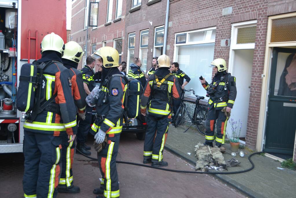 Hanglamp veroorzaakt brand in woning