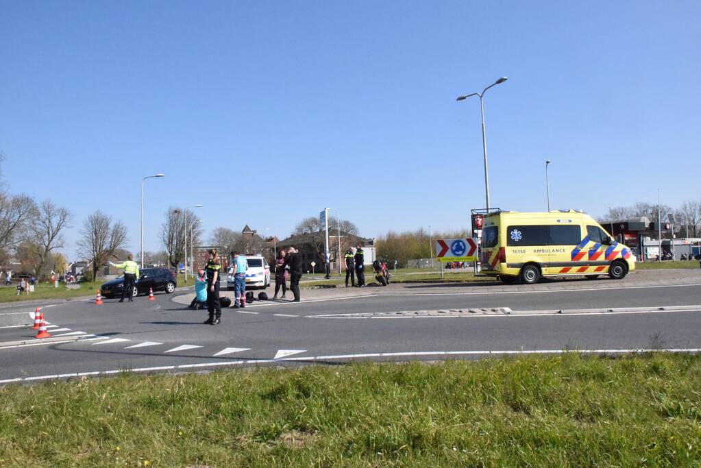 Gewonde na valpartij met motor