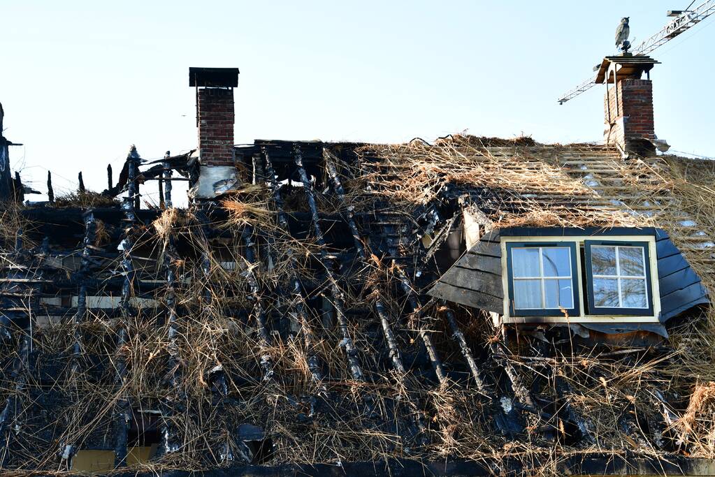 Deel boerderijwoning in vlammen opgegaan