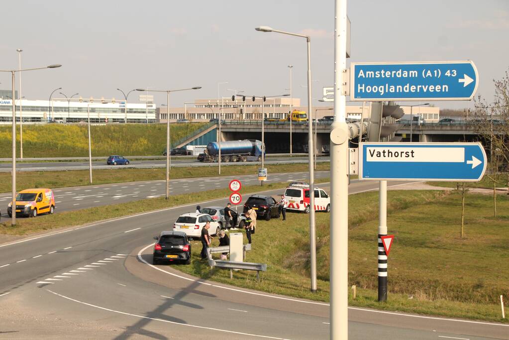 Aanrijding met meerdere voertuigen