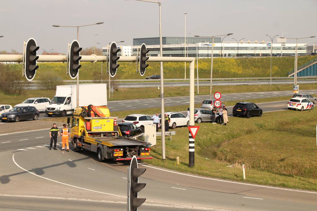 Aanrijding met meerdere voertuigen