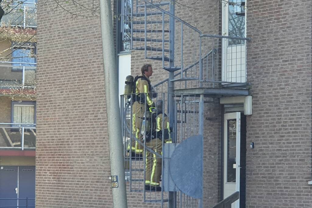 Gaslucht waargenomen in flat