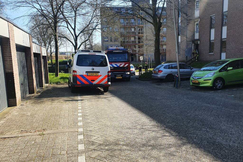 Gaslucht waargenomen in flat