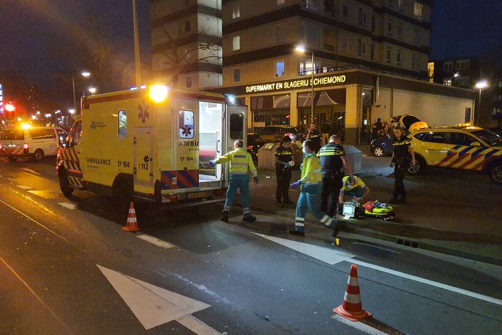 Twee gewonden na valpartij met scooter