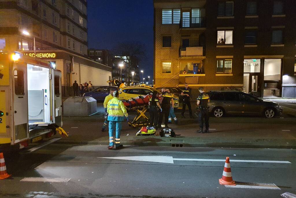 Twee gewonden na valpartij met scooter