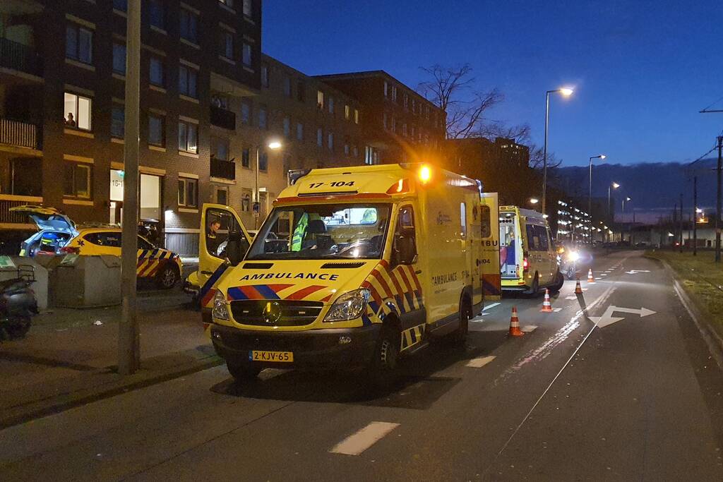 Twee gewonden na valpartij met scooter