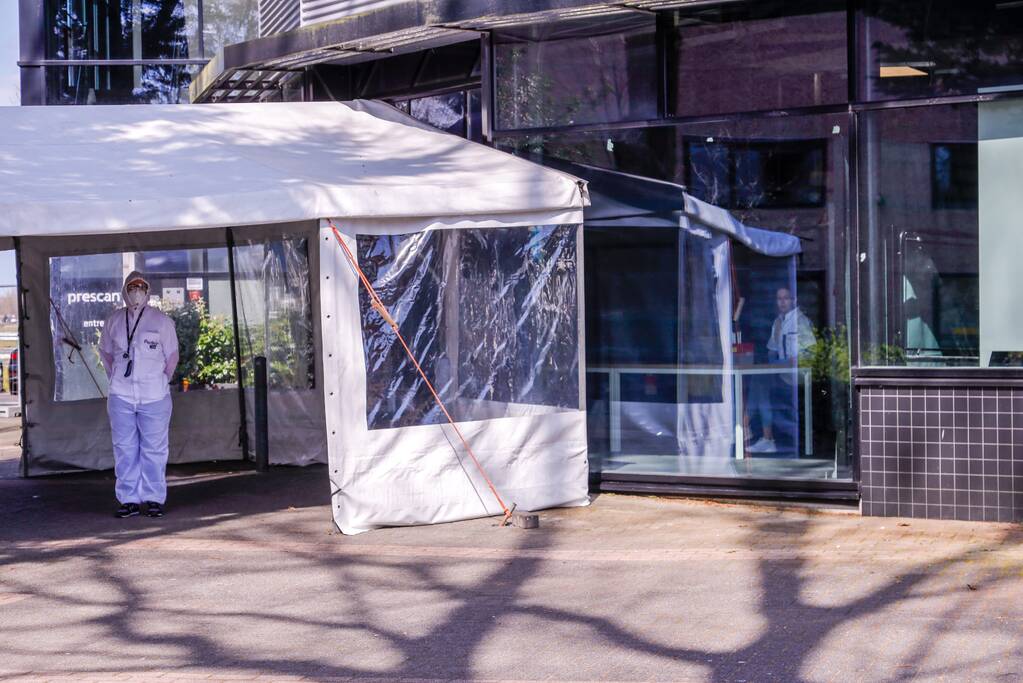 Covid-19 controlepunt geopend op bedrijventerrein Noordschil