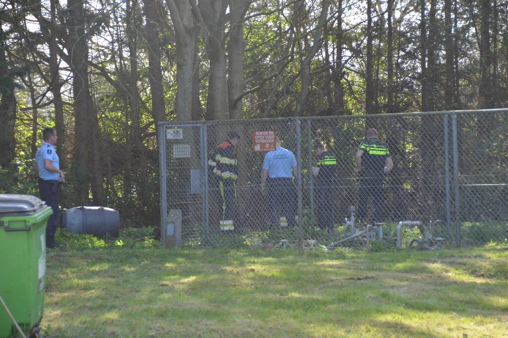 Brand naast LPG tank Tinq tankstation