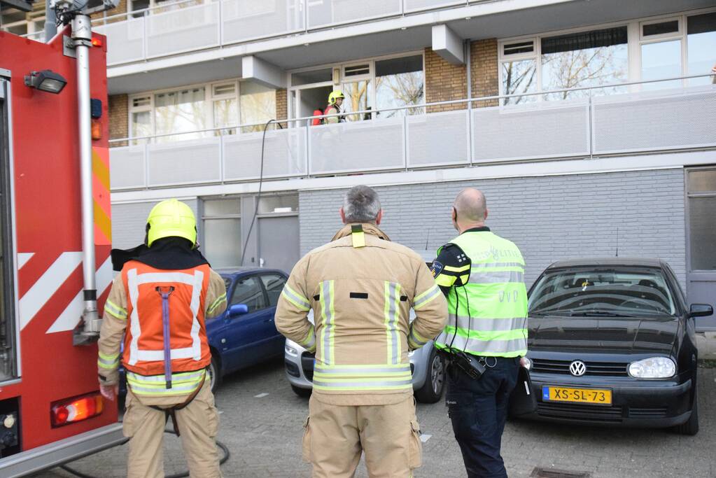 Gewonde bij brand in appartement