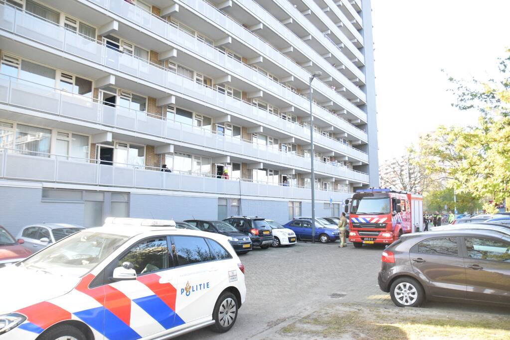 Gewonde bij brand in appartement