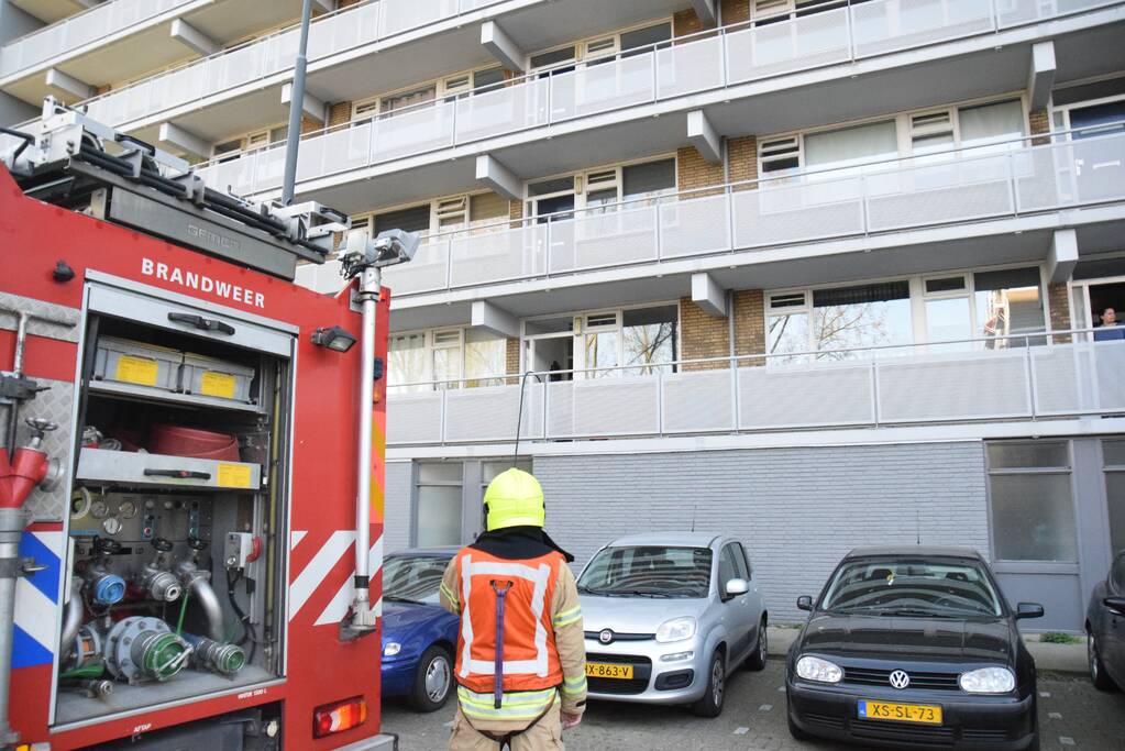 Gewonde bij brand in appartement