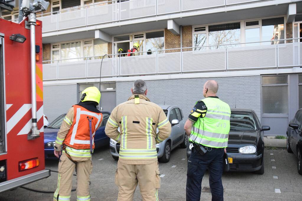 Gewonde bij brand in appartement