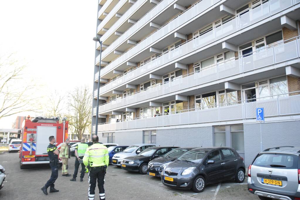 Gewonde bij brand in appartement