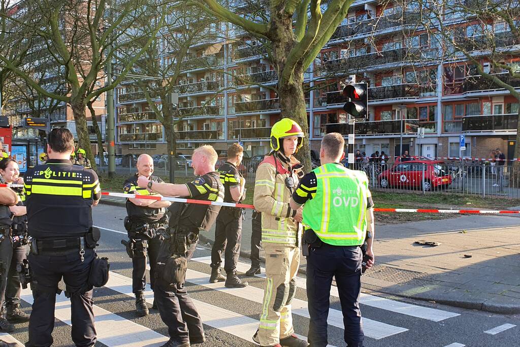 Achtervolging eindigt met ongeval