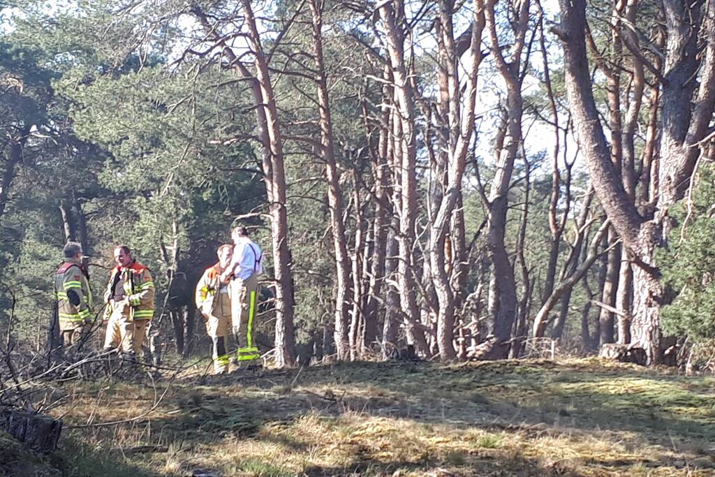 Stuk heidebrand snel onder controle
