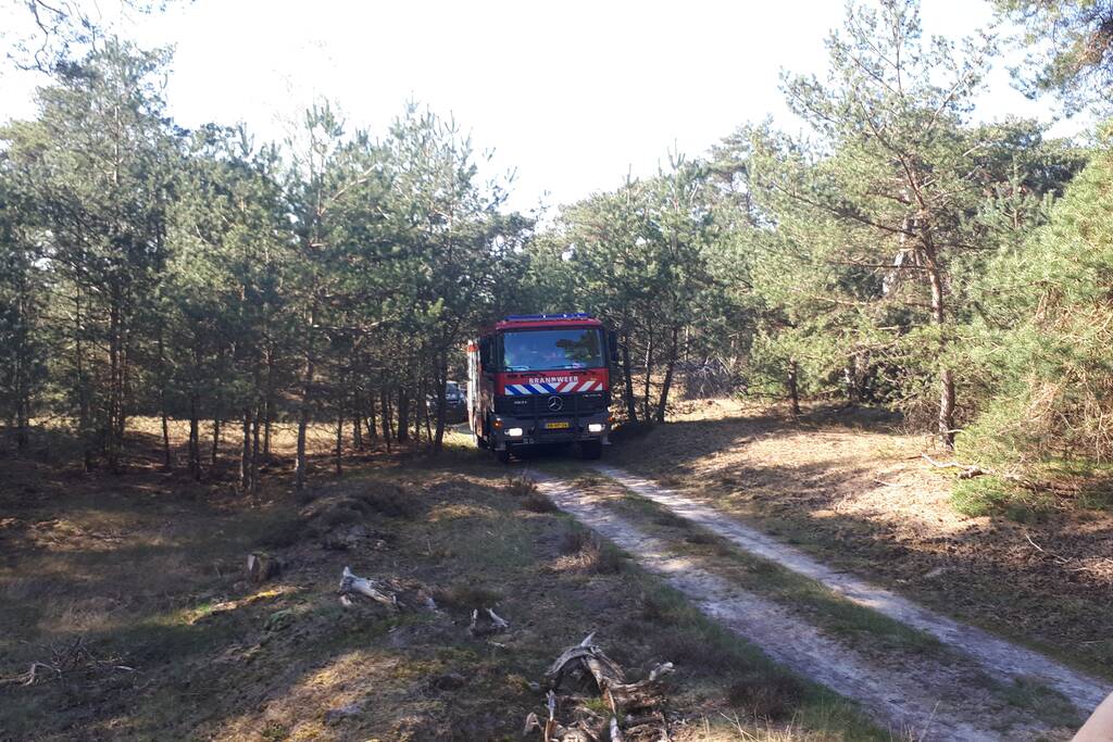 Stuk heidebrand snel onder controle