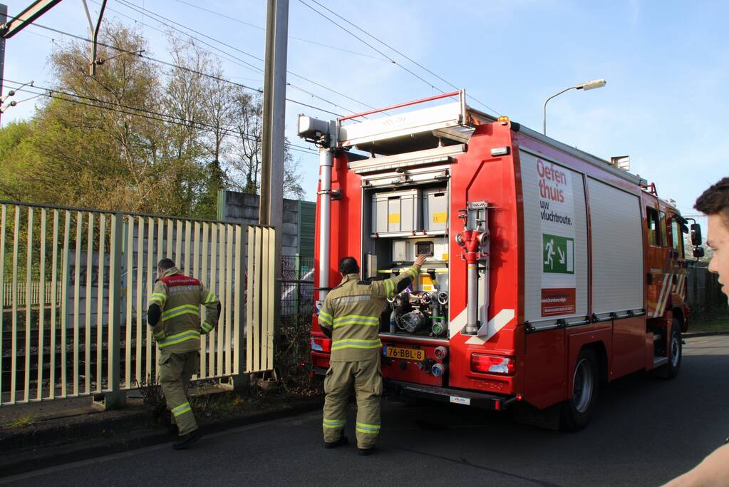 Treinverkeer tijdelijk gestremd door brandende spoorbiels