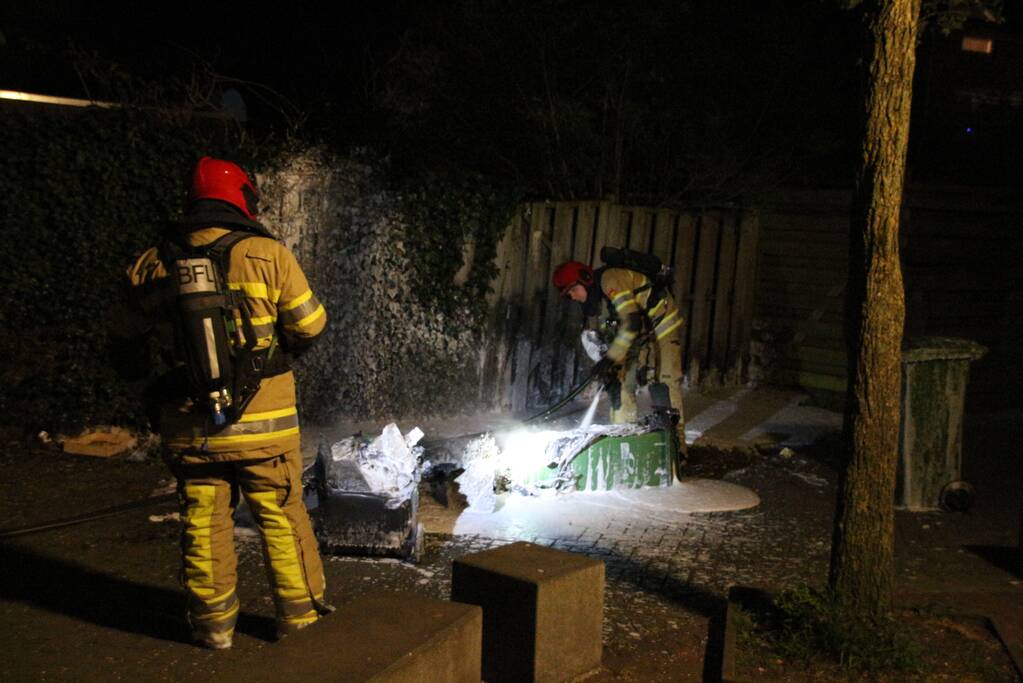 Meerdere kliko's gesmolten door brand