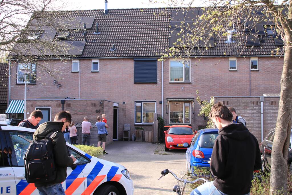 Wespennest wegbranden zorgde voor dakbrand