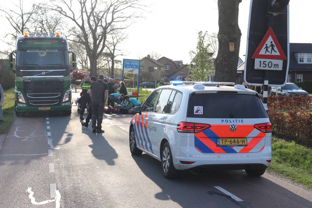 Fietsster ernstig gewond na ongeval