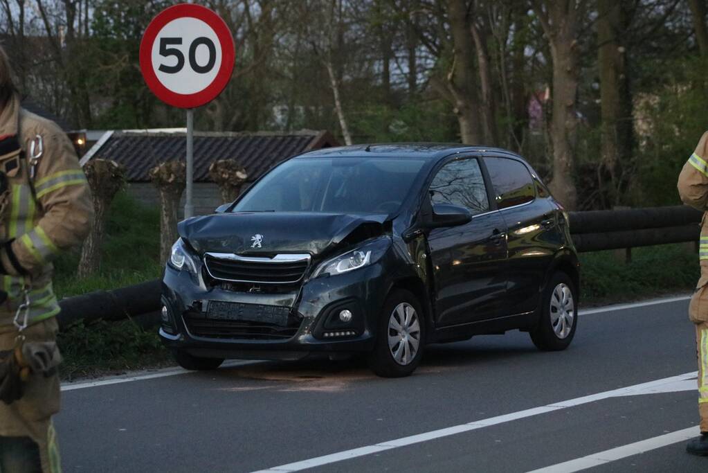 Veel schade bij kop staart aanrijding