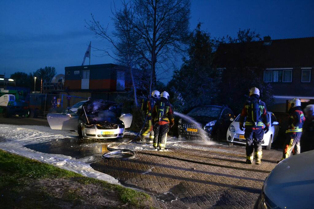 Autobrand mogelijk aangestoken