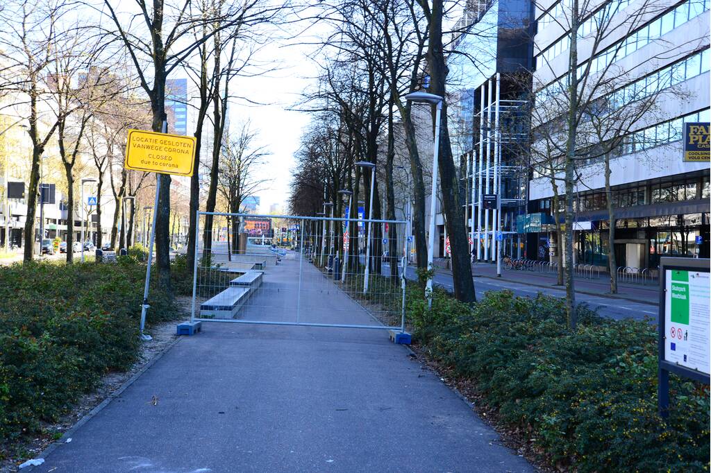 Stil Rotterdam door corona maatregelen