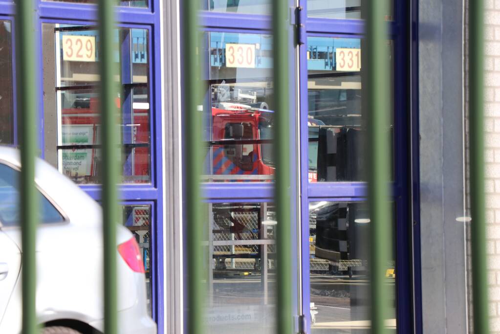 Brand bij RET remise