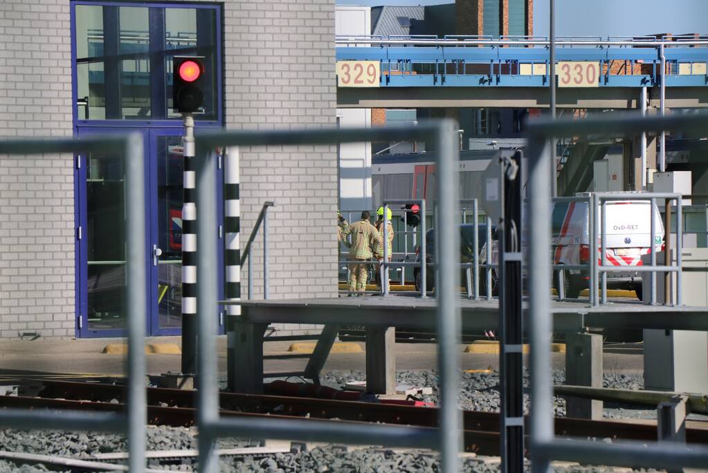 Brand bij RET remise