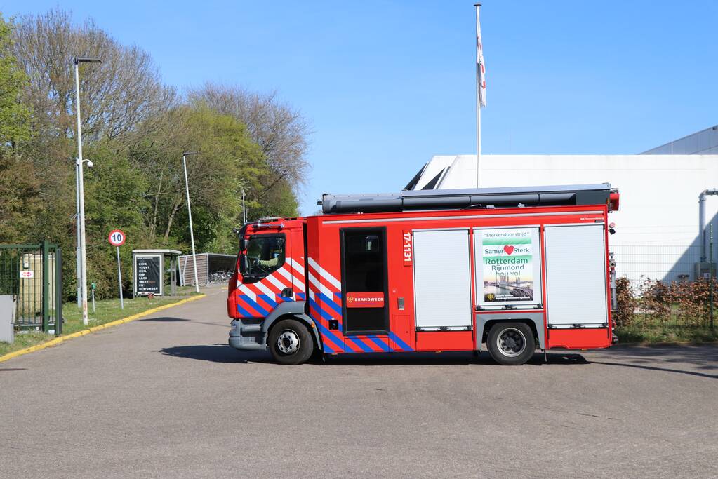 Brand bij RET remise