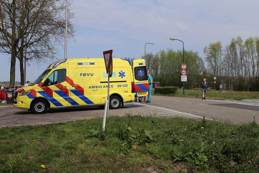 Scooterrijder gaat onderuit