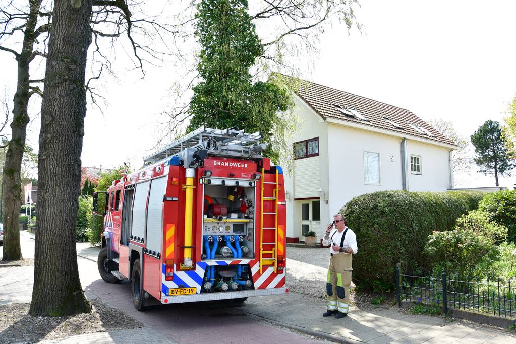 Brand in achtertuin villawoning