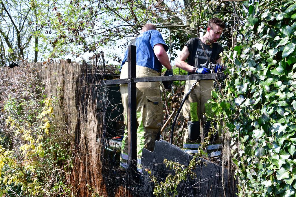 Brand in achtertuin villawoning