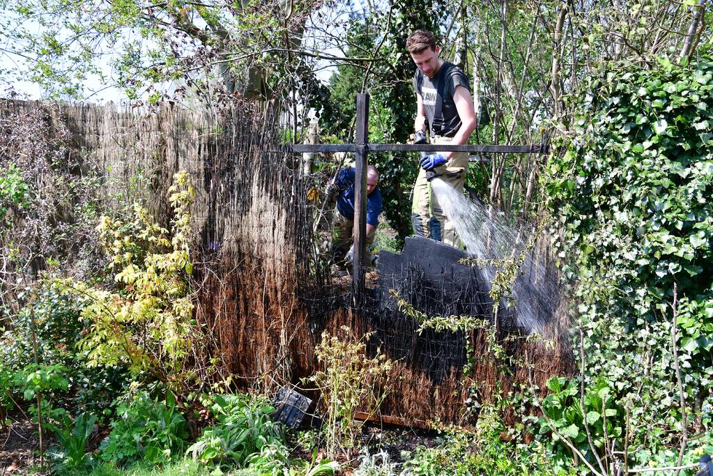 Brand in achtertuin villawoning