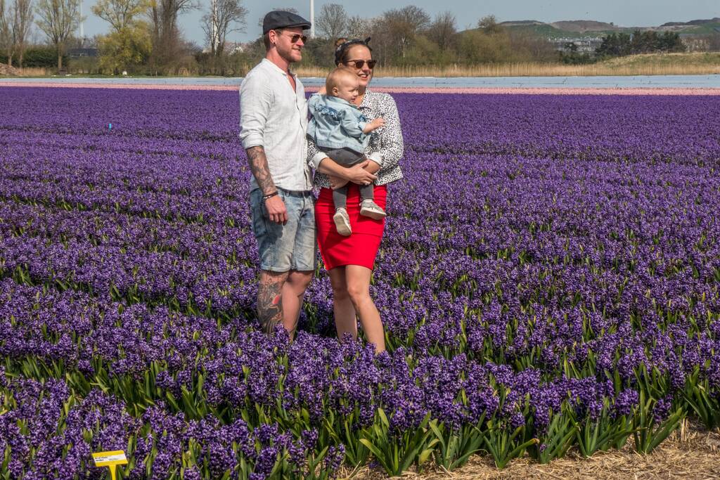 Poseren tussen de bloemen, burgemeester is boos