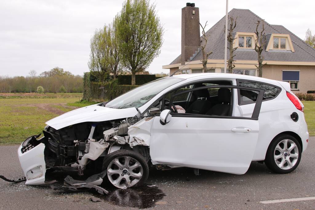 Automobilist botst tegen boom